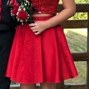 Sherri Hill Red Skirt Sz 12